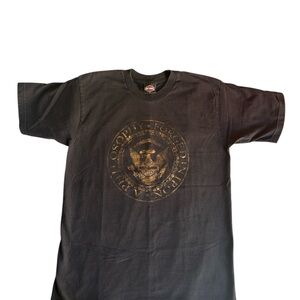 Harley Davidson Black Graphic T-Shirt Men’s Large Logo Pennsylvania Eagle